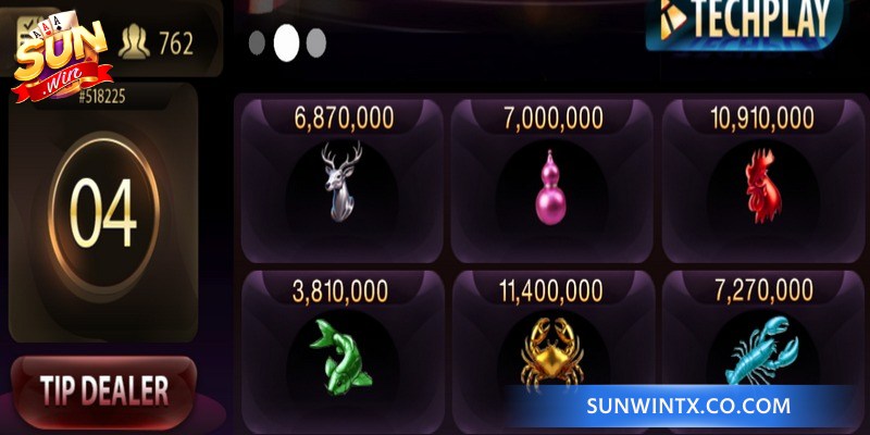 Quy tắc tính thưởng trong game vô cùng đơn giản 