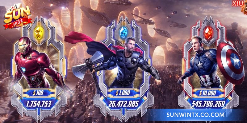 Những mẹo chơi game nổ hũ Avengers Sunwin dễ thắng cho bạn 