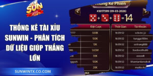Thống Kê Tài Xỉu Sunwin - Phân Tích Dữ Liệu Giúp Thắng Lớn