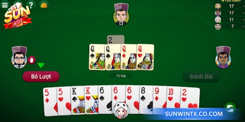 Luật chơi game tiến lên miền Nam Sunwin chi tiết nhất 